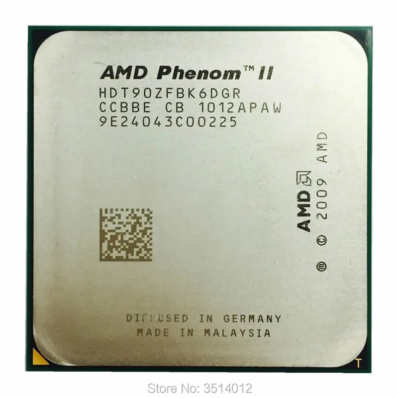 6 ядерный процессор AMD Phenom II X6 1090T Black Edition 1090 3 2 ггц HDT90ZFBK6DGR Socket AM3|Процессоры| |