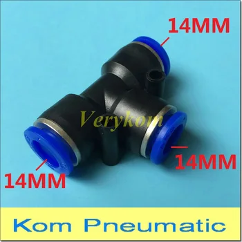 

Wholesale Verykom Pneumatic Plastic Push In Pipe Air Fitting 14mm to 14mm Quick Tube Hose Tee Connector PE-14 14MM-14MM Joiner