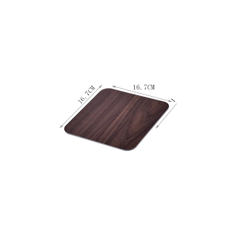 Коврик для кухонного стола бамбуковый подстаканник кухонный утолщенный анти-горячий изоляционный коврик нескользящий коврик L524 - Цвет: B