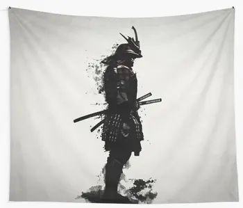 

Armored Samurai Wall Tapestry Cover Beach Towel Throw Blanket Picnic Yoga Mat Home Decoration