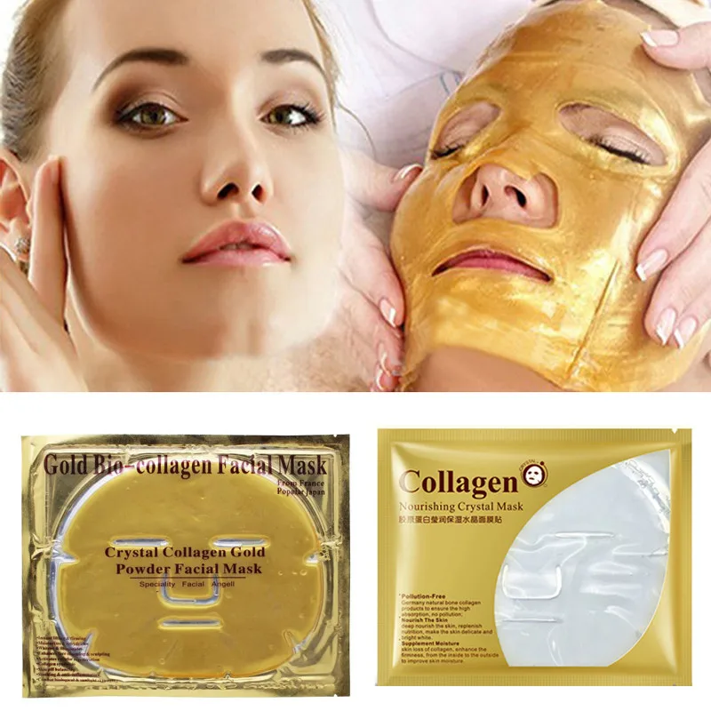 5PCS gold anti wrinkle sleep facial mask face care acne treatment whitening cream skin care face