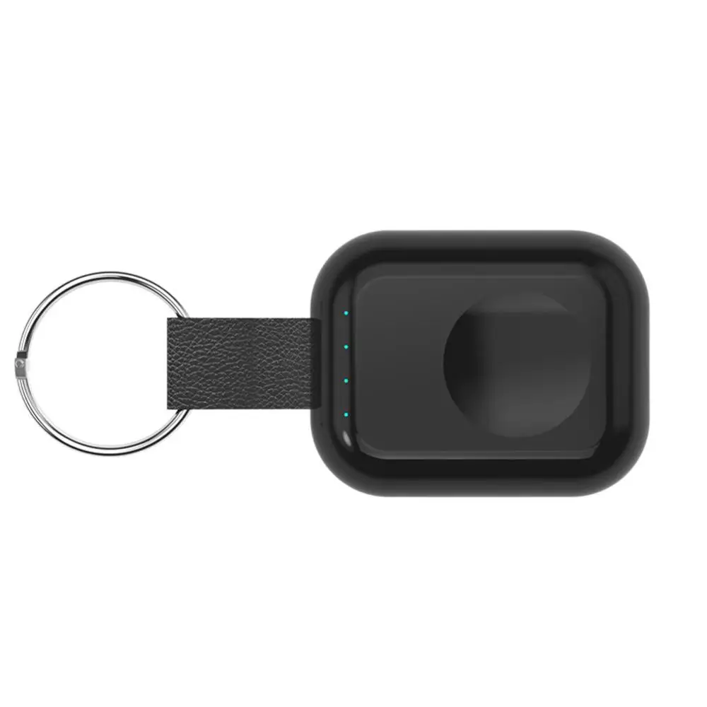Black Qi беспроводные Часы зарядное устройство для Apple Watch 1 2 3 4 Внешний аккумулятор power Bank портативный походный QI Беспроводная зарядная батарея - Тип штекера: Black