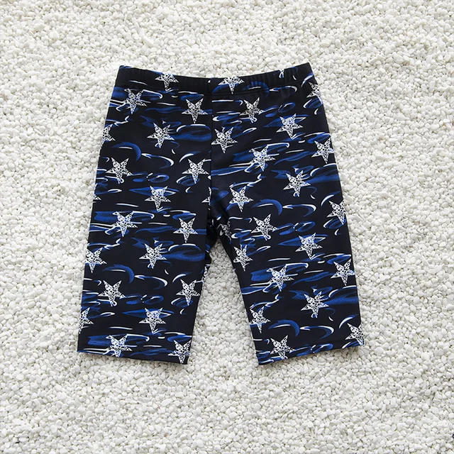 Boys Swim Trunks For 3-12Y Kids Knee Length Shorts Swim Beach Wear Fifth Pants Cartoon Boys Kids Trunks Swimsuit Bathing Suits 4