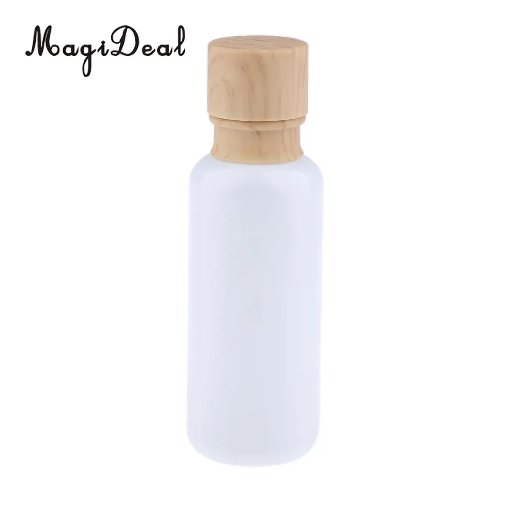 Kesoto 3pcs Empty Glass Makeup Refillable Container Face Cream Pump Bottle for Travel 50ml 120ml 150ml