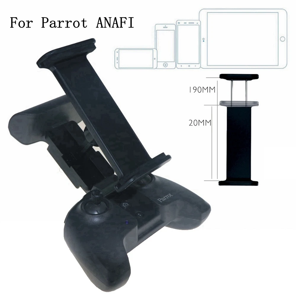 

Remote Controller Mobile Phone Tablet Monitor Adjustable Extension Holder Bracket Mount Clip Stand For Parrot ANAFI Accessories