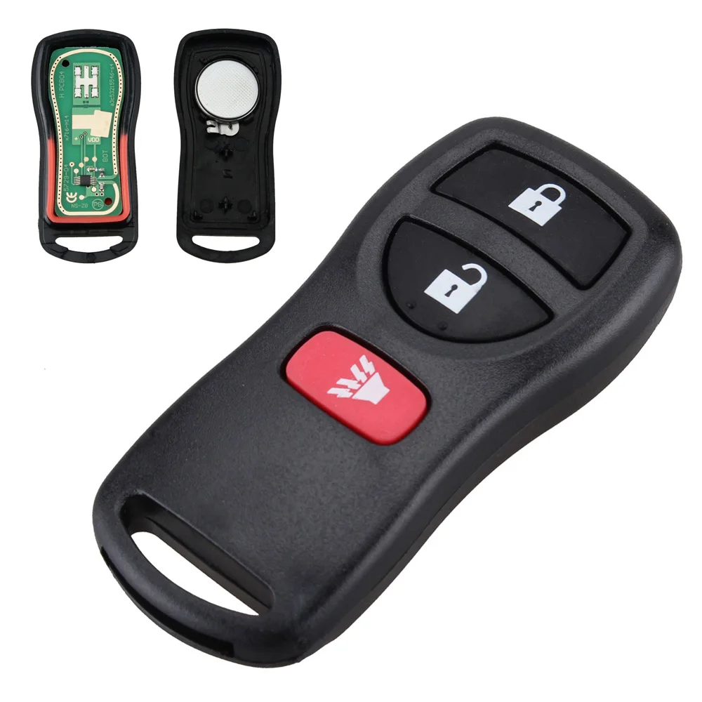 315MHZ 3 Buttons Car Keyless Entry Remote Key Fob Replacement For