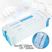 200 шт./кор. самоуплотняющийся мешок одноразовые стоматологические Tattoo медицинские чехол для стерилизации с уплотнением инструмент сумка для хранения