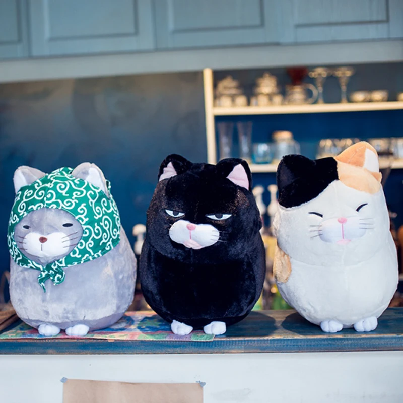

1PCS 30CM/40CM cute cat plush doll, simulation cat plush toys, creative cat plush toys, kids toy, free shipping!