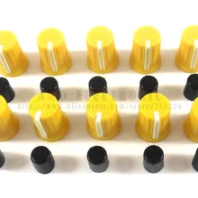 10 шт./лот желтый цвет поворотная ручка управления подходит для Pioneer XDJ-RX R1 RZ AERO DJM-T1 S9 DIY DJ