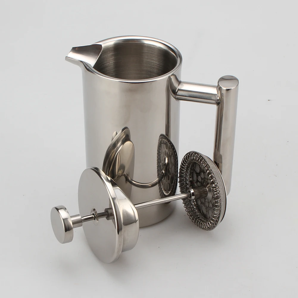 With filter espresso coffee pot 1000ml french press Kitchen Accessories