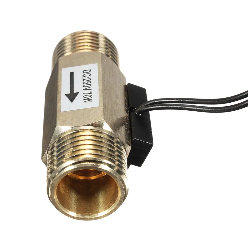 DN15 G1/2 &quotлатунный Датчик потока медный жидкости с эффектом холла переключатель