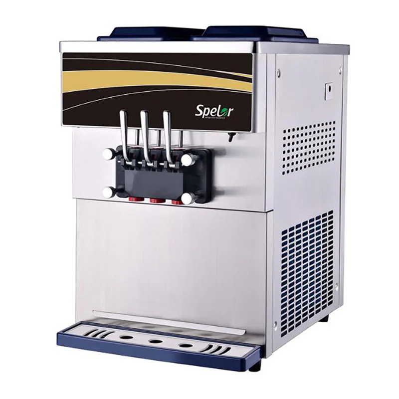 Commercial Ice Cream Machine Electric Desktop Soft Ice Cream Maker For