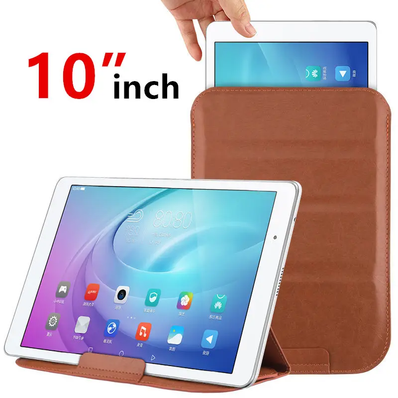 Case 10 inch Sleeve Tablet PC Protective Smart cover Protector Leather For huawei Asus Lenovo PU