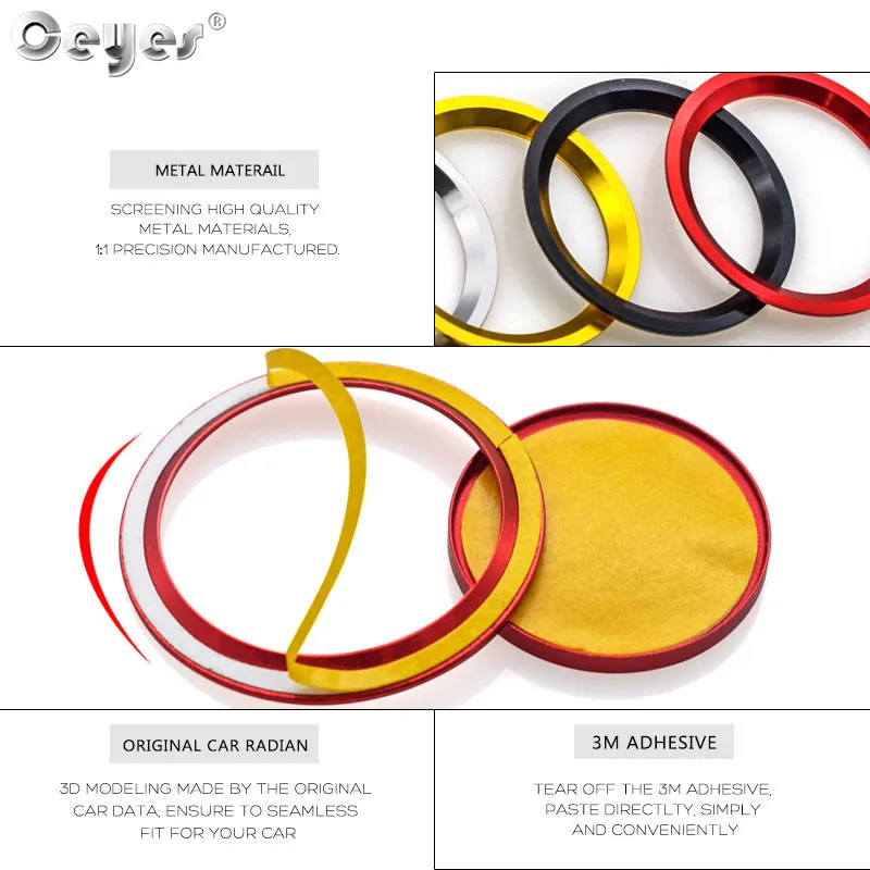 Car Start Engine Button Key Ring for AUDI (16)