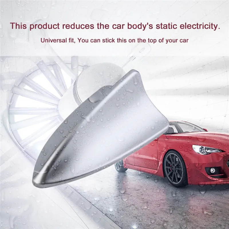 

Car Aerials Replacing Waterproof Auto Shark Fin Shape Aerial Signal Antistatic Dummy Aerial Roof Car Replacement Tool Styling