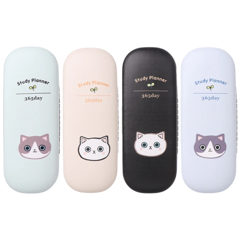 

New Design Glasses Box Cute Cat Cartoon Hard Case Protector Eyeglasses Portable