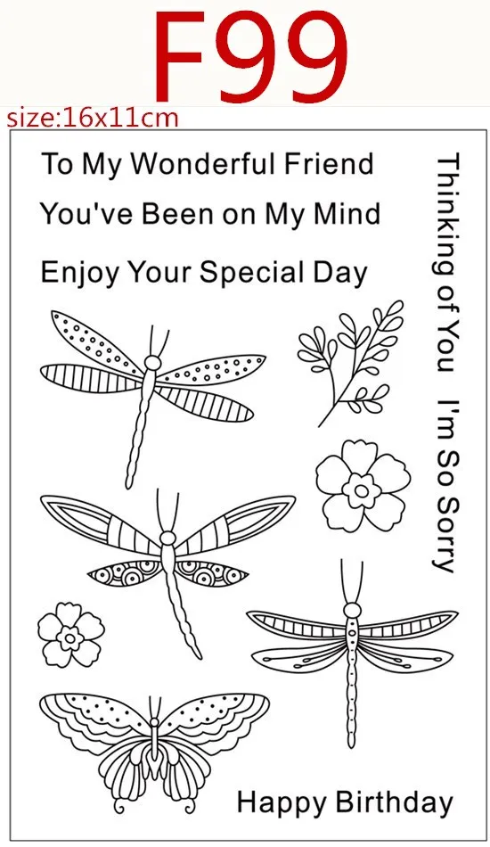 

Clear stamps and metal cutting dies