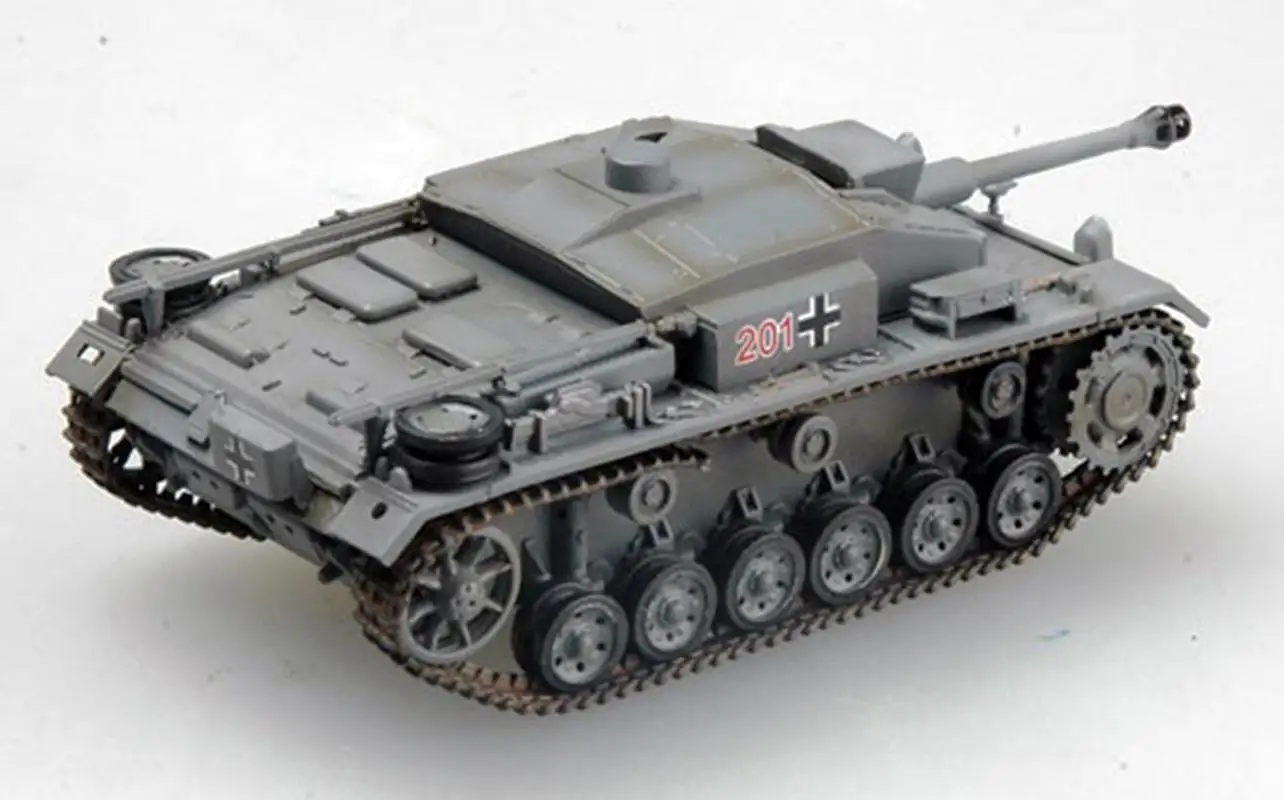 Вторую мировую войну Германии StuG III F abt 201 Штурмовое ружье бак 1942 1/72 не литья под давлением easy model