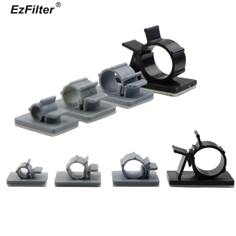 

10PCS Water Pipe Fittings 1/4" Hose Fixed Seat Clip Wall Stickers RO Aquarium Tube Fittings Wall Buckle 3/8",1/2",3/4"