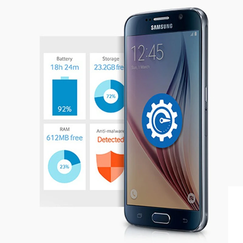 Оригинальный разблокированный мобильный телефон samsung Galaxy S6 4G LTE 3g ram 32G rom 5 1 &quot16.0MP