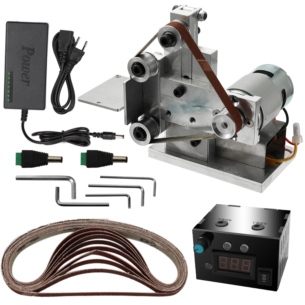 

Multifunctional Grinder Mini Electric Belt Sander DIY Polishing Grinding Machine Cutter Edges Sharpener