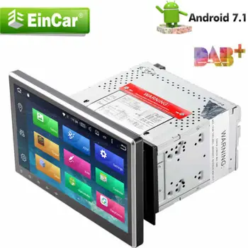 

Double Din Car Stereo Android 7.1 10.1 Inch Touchscreen Car DVD Player GPS Navigation In Dash Bluetooth AM FM RDS Radio Receiver