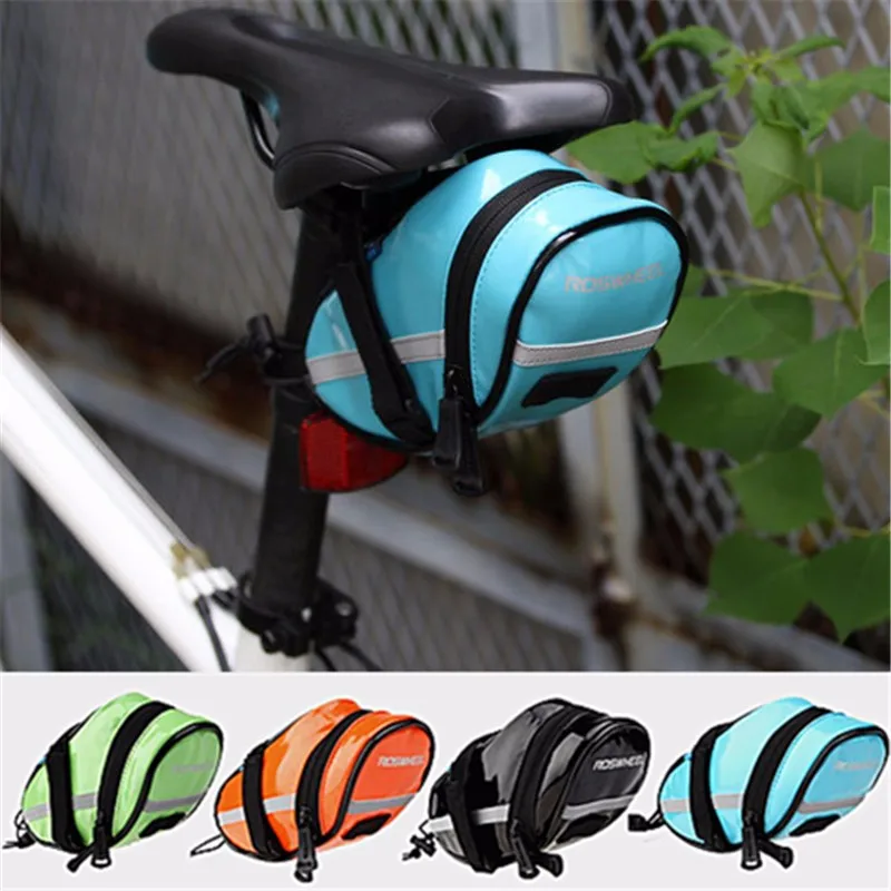 Roswheel Bicycle Saddle Bags 4 Colors Waterproof Rear Fixed Gear