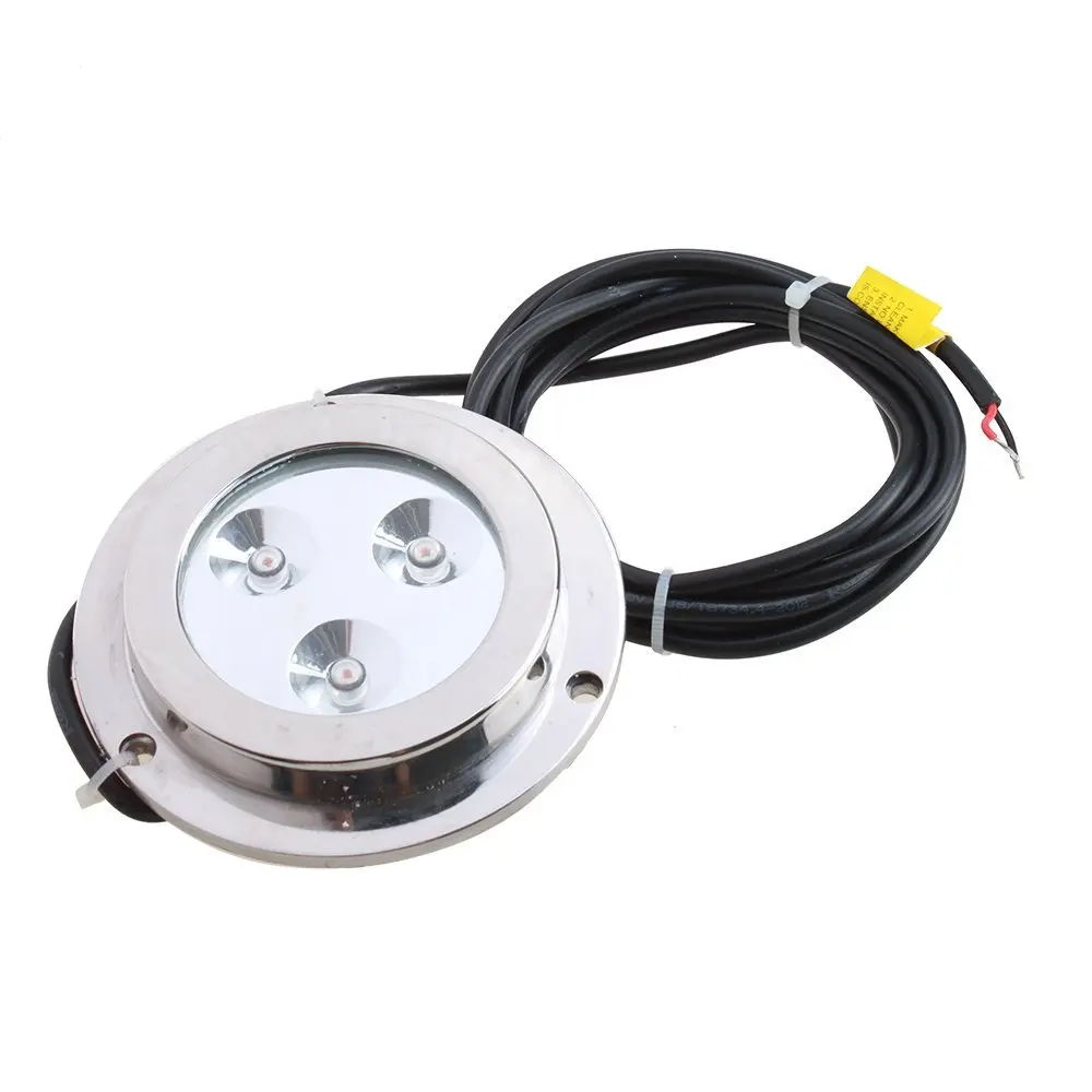 

CNIM Hot 3*2w Yellow Stainless Steel IP68 Waterproof LED Marine Underwater Light Boat Yacht light