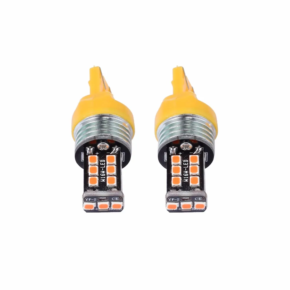 Neoteck 2 предмета T20 7440 7443 15 светодиодный поворотник Lampdas красный цвет: желтый белый