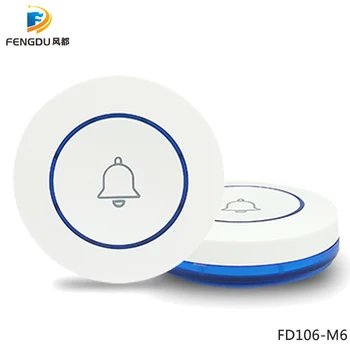 

5PCS Wireless Doorbell Chime Kit Ring Door Bell Home Welcome Alert Remote Control Push Button with 3 years battery life