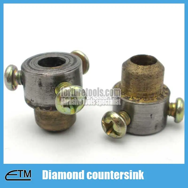 5pcs Sintered diamond countersink for glass countering match with glass drill bit Diameter 24~42mm glass tool zt012 5pcs Sintered diamond countersink for glass countering match with glass drill bit Diameter 24~42mm glass tool zt012