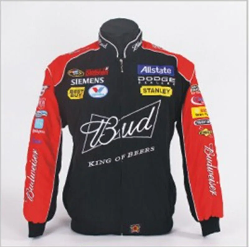 

F1 automobile Dodge driver windproof jacket zipper car logo motor jacket