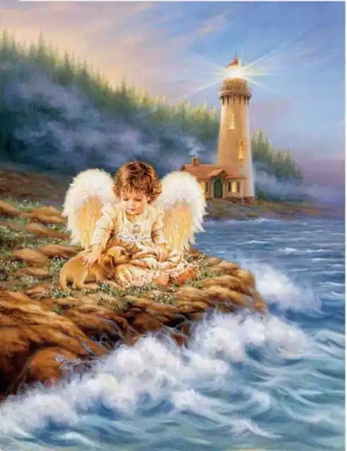 5d Diy Алмазная картина ангел девушка Картина Пейзаж Вышивка крестиком полная Алмазная мозаика Алмазная вышивка Настенная JK - Цвет: 10