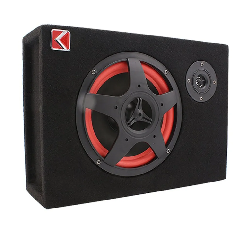 6 Inch 35W Under-Seat Car Compact Subwoofer Amp Bass Speaker Powerful Audio Amplifier with Remote Subwoofer Control 6 Inch 35W Under-Seat Car Compact Subwoofer Amp Bass Speaker Powerful Audio Amplifier with Remote Subwoofer Control
