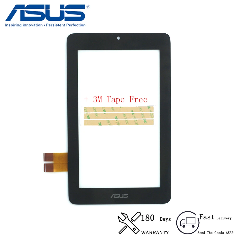 Original 7&quot inch touch screen panel digitizer glass sensor with adhesive replacement parts for Asus MeMO Pad ME172V ME172 | Мобильные