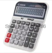 1 Piece Canon WS-2212H School & Office Business calculator computer dual power 12 Digits Large Screen Display