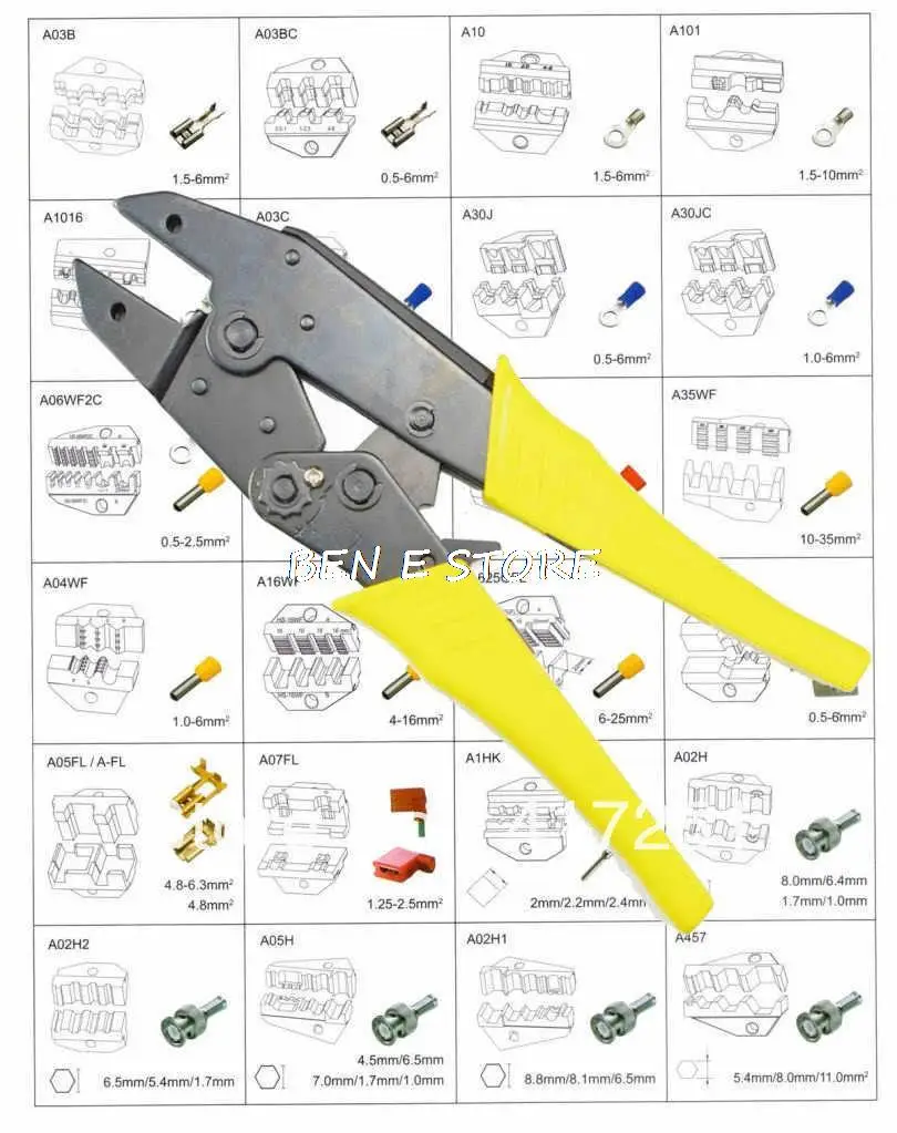 Handle for the Ratchet Terminal Crimper 24 Dies Kit each bid one handle | Инструменты