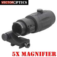 Vector Optics Red Dot Scope Adjustable 5x Magnifier Red Dot Sight w/ Flip Side Mount victoptics 1x22 red dot sight with 21mm picatinny riser mount red dot scope