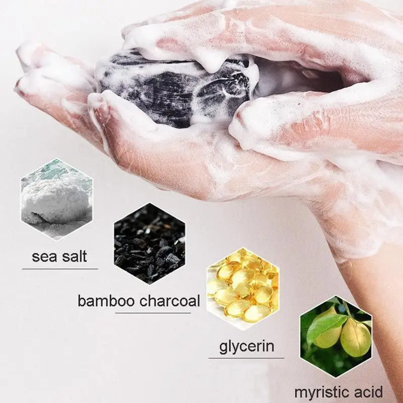 100g Scar Repair Anti-oxidant Handmade Soap Face Body Cleaner Removal Pimple Acne Treatment Whitening Soap Shrink Pores Cleaning