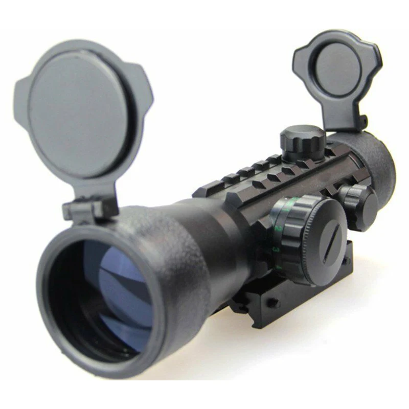 

Rifle scope Hunting 2x 49mm Red Dot Rifle scope Sight Fit 11mm/21mm Rail Mount