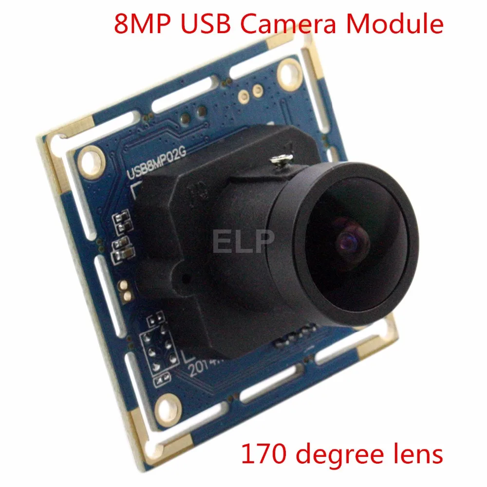 

ELP 170degree fisheye lens 8MP imx179 camera USB2.0 with USB port for HD high resolution video image view