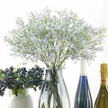 Искусственный цветок, бонсай, Пластиковые Зеленые растения, ваза, набор искусственных цветов в горшке, свадебные, для дома, сада, офиса, вечерние украшения