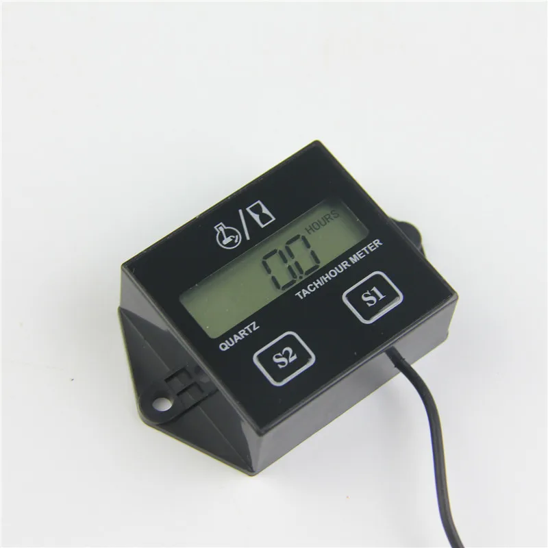 

Digital Engine Tach Hour Meter Tachometer Gauge Engine RPM LCD Display For Motorcycle 2 and 4 Stroke Engine Car Boat Motorcycle