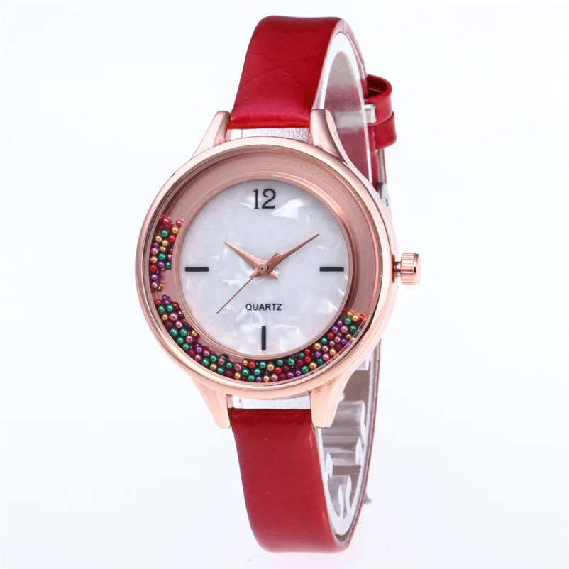 Fashion Newly Design Watch Women Girl Leather Band Watch Analog Quartz Round Wrist Watches Male clock relogio feminino J11#N (6)