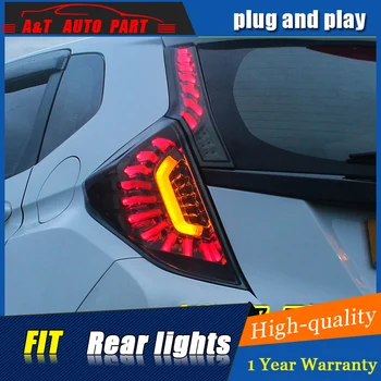 

Car Styling LED Tail Lamp for Honda FIT Taillight assembly 2014-2016 for Honda FIT Rear Light DRL+Turn Signal light with 4pcs.