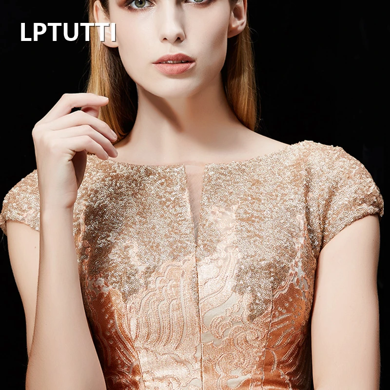 LPTUTTI Вышивка блесток новые женские праздничные элегантные вечерние платья для выпускного вечера Необычные Короткие Роскошные вечерние платья 16