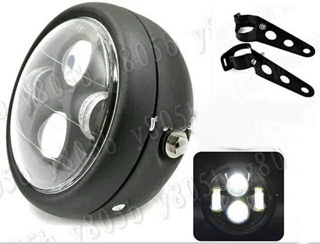 Светодиодный светильник на голову для мотоцикла+ крепление для Honda Rebel CMX 250 CA125 250 450 Gold Wing GL1500 GL1800 SHADOW ACE VLX DLX