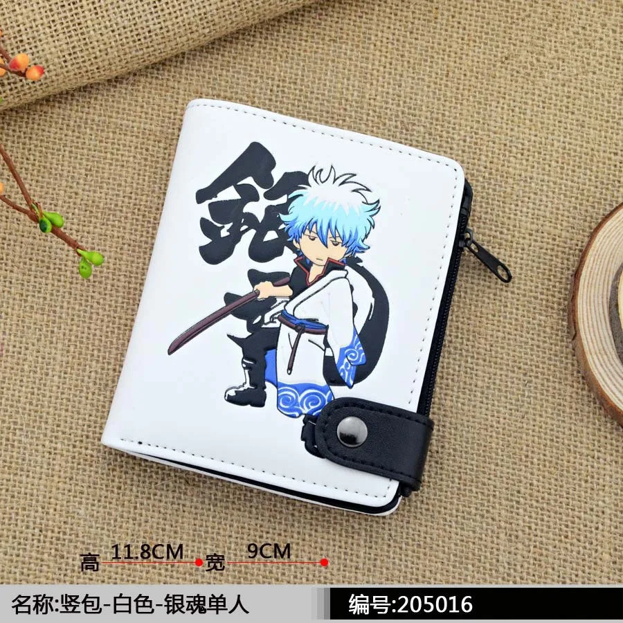2016 Anime Gintama Sakata Gintoki Dompet Kartun Lucu Gadis Hadiah PU