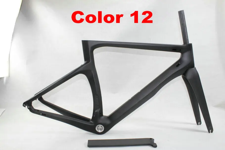 Perfect 1K/3K Carbon Cipollini NK1K Frame Red Carbon ROAD Bike/Bicycle Frameset + Red Carbon Road Handlebar 21