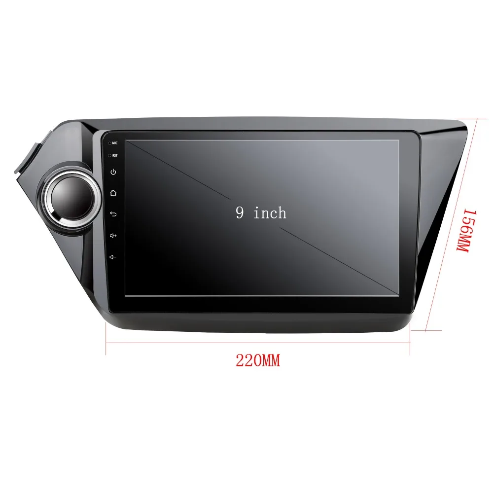 Perfect FUNROVER 2din Android 8.0 car dvd radio for Kia k2 rio 2010 2011 2012 2013 2014 2015 car gps navigation multimedia player stereo 5